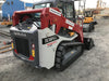 2019 Takeuchi TL10V2-CR Cab/Heat/AC, Rubber Tracks, Backup Alarm, Front & rear working Lights, Auxiliary Hydraulics, 2 Speed Travel, Engine Monitoring System, Hydraulic universal quick hitch w/76" HD smooth dirt bucket with bolt-on edge, 20.3 cubic feet capacity, 48" Pallet forks and frame