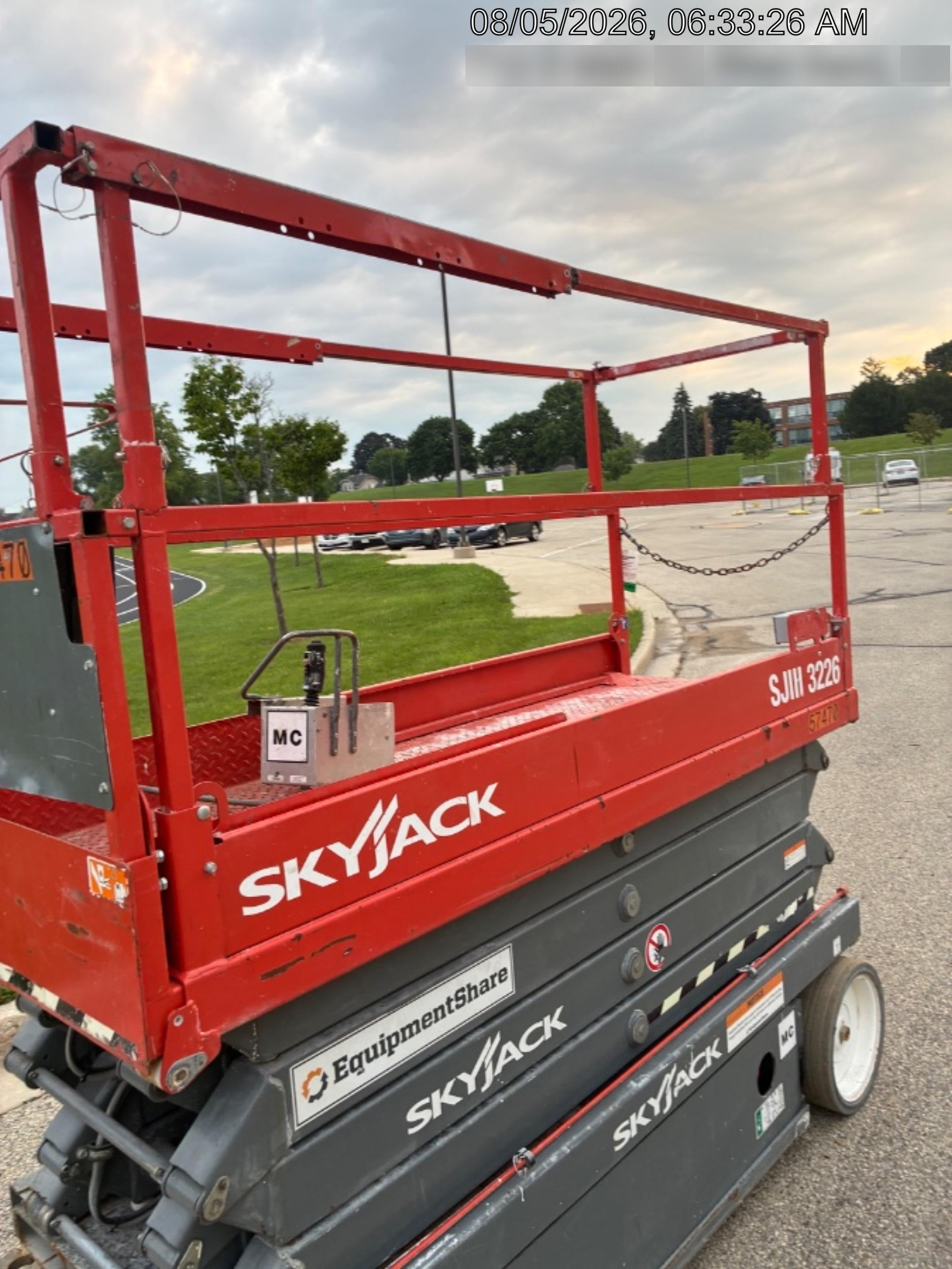 2018 Skyjack SJIII-3226 Standard Rental Specs