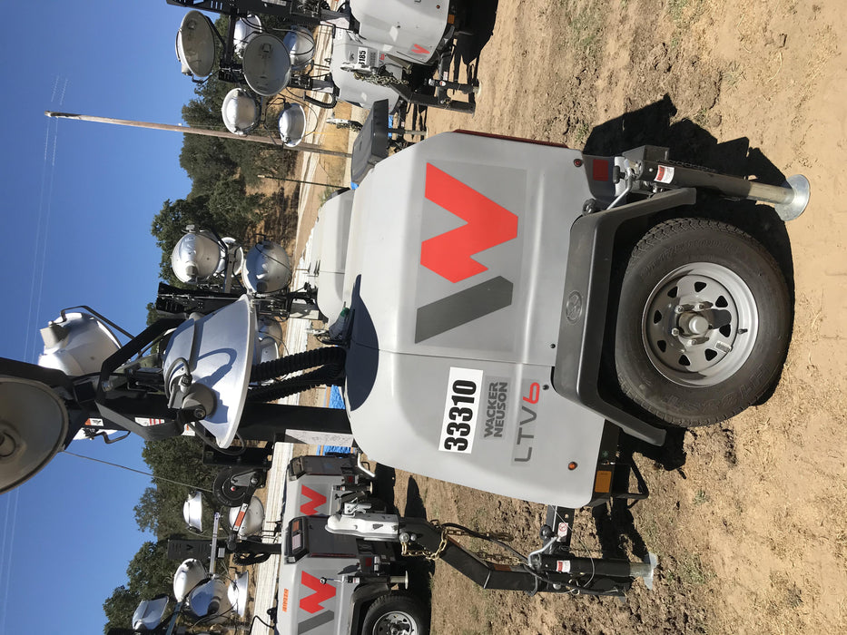 2019 Wacker Neuson LTV6L-MH Wacker Neuson LTV6L Mobile Light Tower w/Fuel Level Sensor Installed