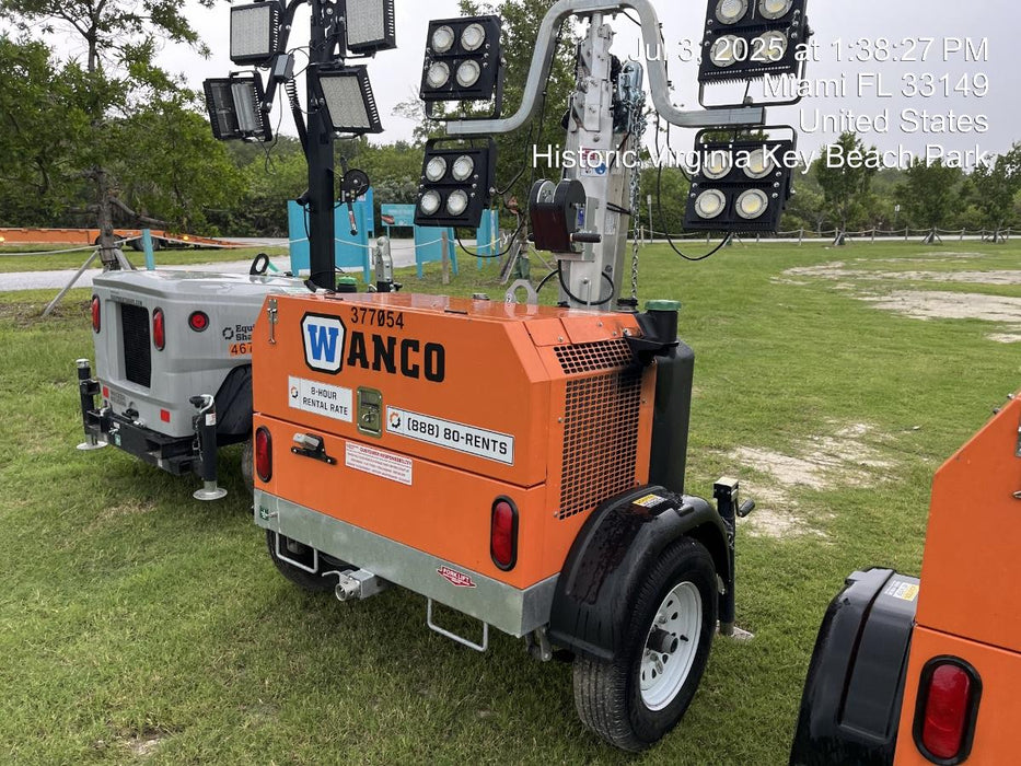 2023 Wanco WLTT-4MM4K Diesel, Deep Sea Controller, Shore Power Plug, Auto Start, (4) 350W LED Floodlights, 4kW Generator, 60 Gal Fuel Tank, 2" Ball, T3