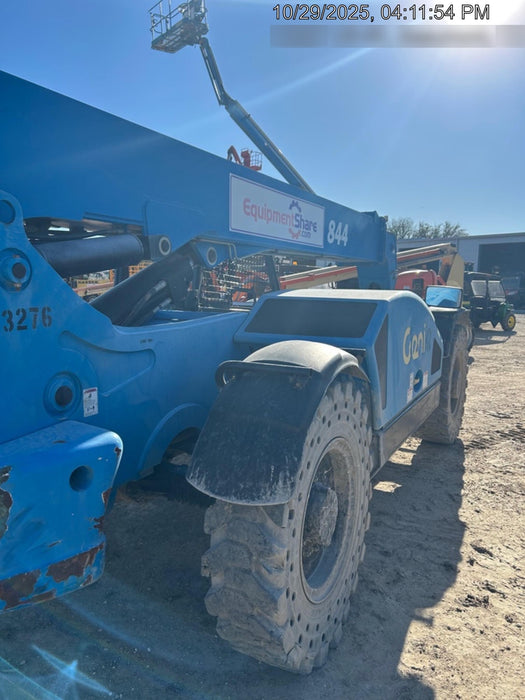 2017 Genie GTH-844 Solid Tires, 60" carriage, Open ROPS