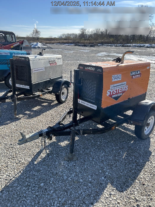 2023 Lincoln Electric LE400 Kubota V1505, Trlr, Cable Rack, Light Kit, ES Decals, T3