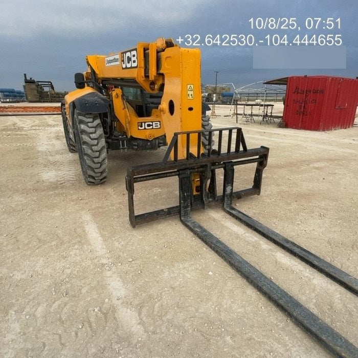 2020 JCB 509-42 Canopy, Solid Tires, Work Lights, Beacon, Aux Hydraulics, Back up Alarm, Lifting Eye, ES Decals