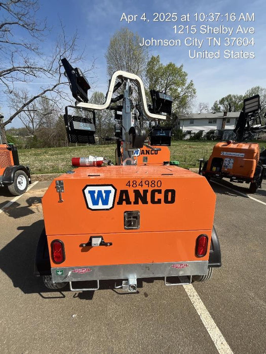 2025 Wanco WLTT-4MM4K Diesel, Mitsubishi L2E, 9.0HP @1800 rpm, Deep Sea Controller, Shore Power Plug, Auto Start, (4) 350W LED Floodlights, 4kW Generator, 60 Gal Fuel Tank, 2" Ball, T3
