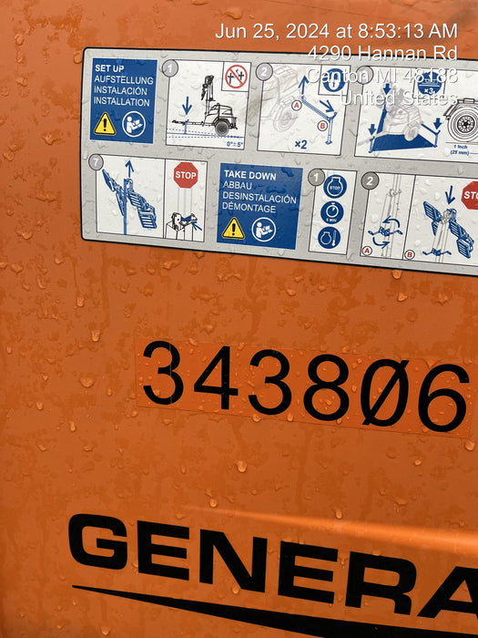 2023 Generac MLT2 Diesel, Flex Switch 120V Input, Powerzone Controller, (4) 320W LED Lights, 4kW Generator, 39.9 Gal Fuel Tank, 2" Ball, T3