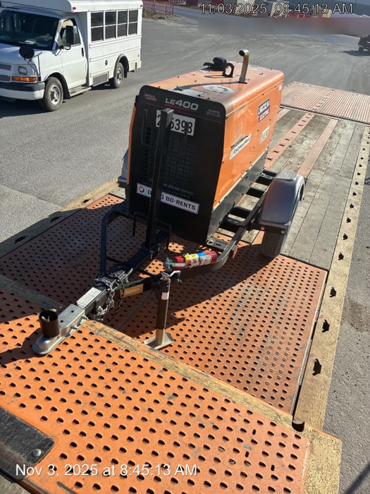 2022 Lincoln Electric LE400 Kubota V1505, Trlr, Cable Rack, Light Kit, ES Decals, T3