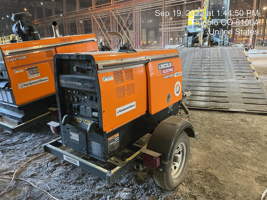 2021 Lincoln Electric Vantage 322 VANTAGE 322 READY-PAK 3