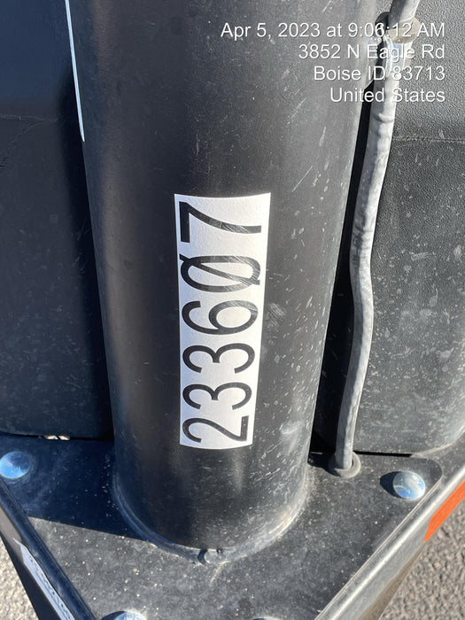 2022 Allmand NLV3GR (4) LED Light Fixture 350W, 23' Vertical Mast, 3kW Prime, Towable, Deep Sea L401, Leveling Jacks, Yanmar T4F 5.8hp