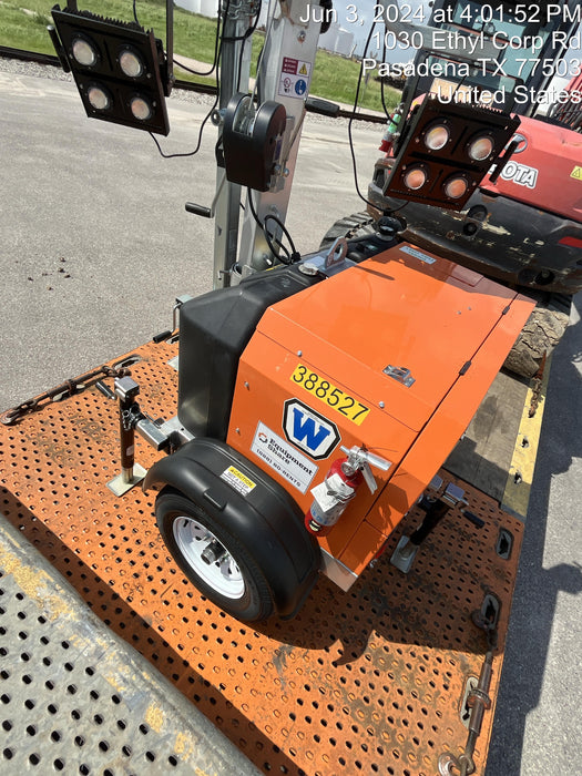 2024 Wanco WLTT-4MM4K Diesel, Deep Sea Controller, Shore Power Plug, Auto Start, (4) 350W LED Floodlights, 4kW Generator, 60 Gal Fuel Tank, 2" Ball, T3