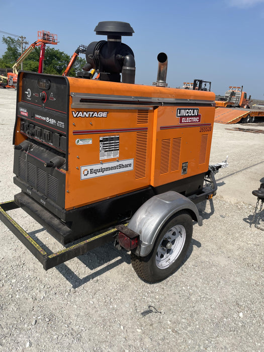 2022 Lincoln Electric Vantage 549X Crosslink Technology, Trailer Mounted, ES Decals, T3