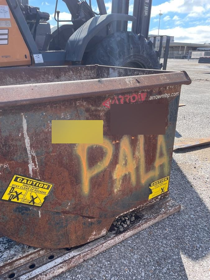 2019 ARROW MATERIAL HANDLING Dump Hopper, 1 cu yd - Arrow