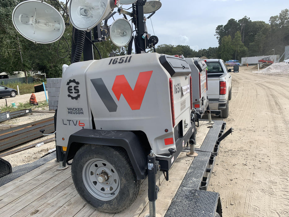 2018 Wacker Neuson LTV6L-MH Wacker Neuson LTV6L Mobile Light Tower w/Fuel Level Sensor Installed