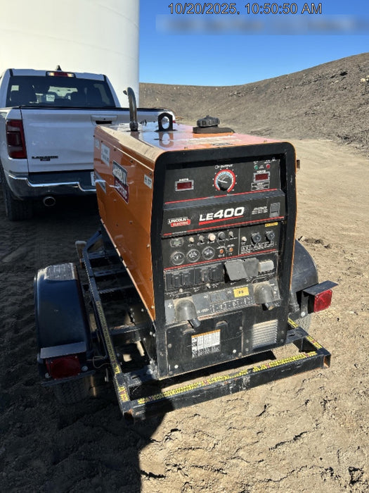 2023 Lincoln Electric LE400 Kubota V1505, Trlr, Cable Rack, Light Kit, ES Decals, T3