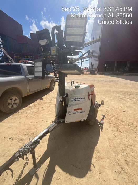 2023 Generac MLT2 Diesel, Flex Switch 120V Input, Powerzone Controller, 
(4) 320W LED Lights, 4kW Generator, 39.9 Gal Fuel Tank, 2" Ball, T3