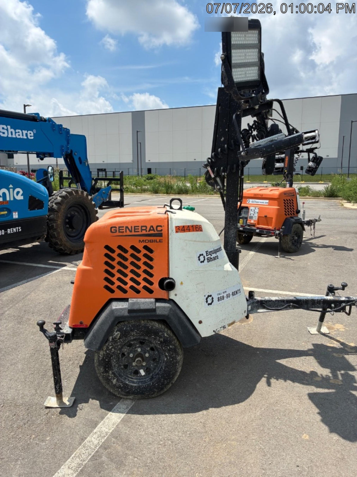 2023 Generac MLT2 Diesel, Flex Switch 120V Input, Powerzone Controller, (4) 320W LED Lights, 4kW Generator, 39.9 Gal Fuel Tank, 2" Ball, T3