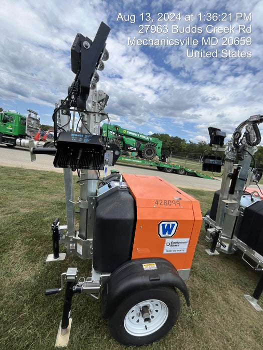 2024 Wanco WLTT-4MM4K Diesel, Deep Sea Controller, Shore Power Plug, Auto Start, (4) 350W LED Floodlights, 4kW Generator, 60 Gal Fuel Tank, 2" Ball, T3