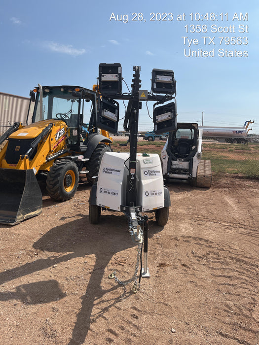 2023 Generac MLT2 Diesel, Flex Switch 120V Input, Powerzone Controller, (4) 320W LED Lights, 4kW Generator, 39.9 Gal Fuel Tank, 2" Ball, T3