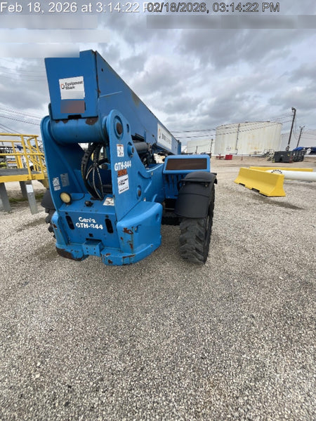 2019 Genie GTH-844 Cab/Heat/AC, Solid RT Tires, LED Work Lights, Beacon 60" QA Carriage, 48" Forks