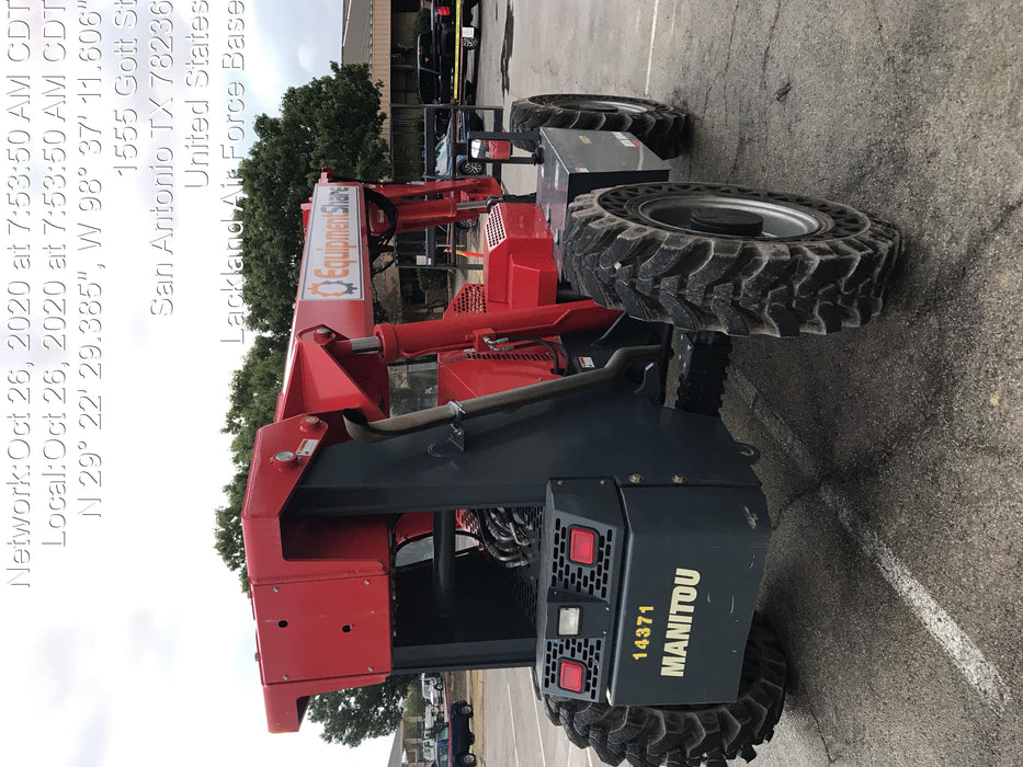 2019 Manitou MTA8044 MTA 8044 - 74 HP T4, Canopy, Worklights/Strobe, Beacon, 66" Carriage, 48" Forks, Solid Tires, Lift Hook, Aux Hydraulics