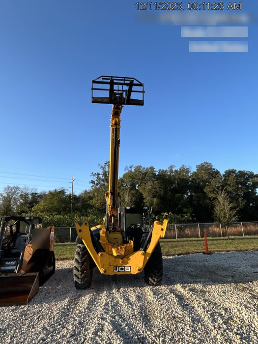 2020 JCB 510-56 Canopy, Solid Tires, Work Lights, Beacon, Aux Hydraulics, Back up Alarm, Lifting Eye, ES Decals