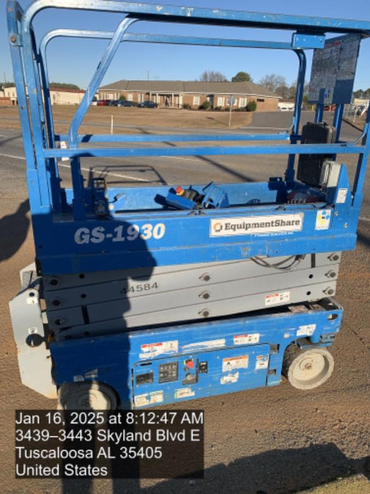 2019 Genie GS-1930 Fixed rails with chain Entry