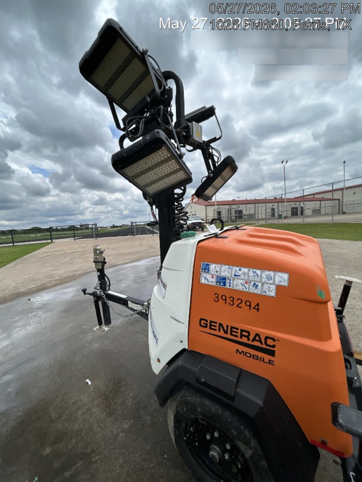 2024 Generac MLT2 Diesel, Flex Switch 120V Input, Powerzone Controller, 
(4) 320W LED Lights, 4kW Generator, 39.9 Gal Fuel Tank, 2" Ball, T3