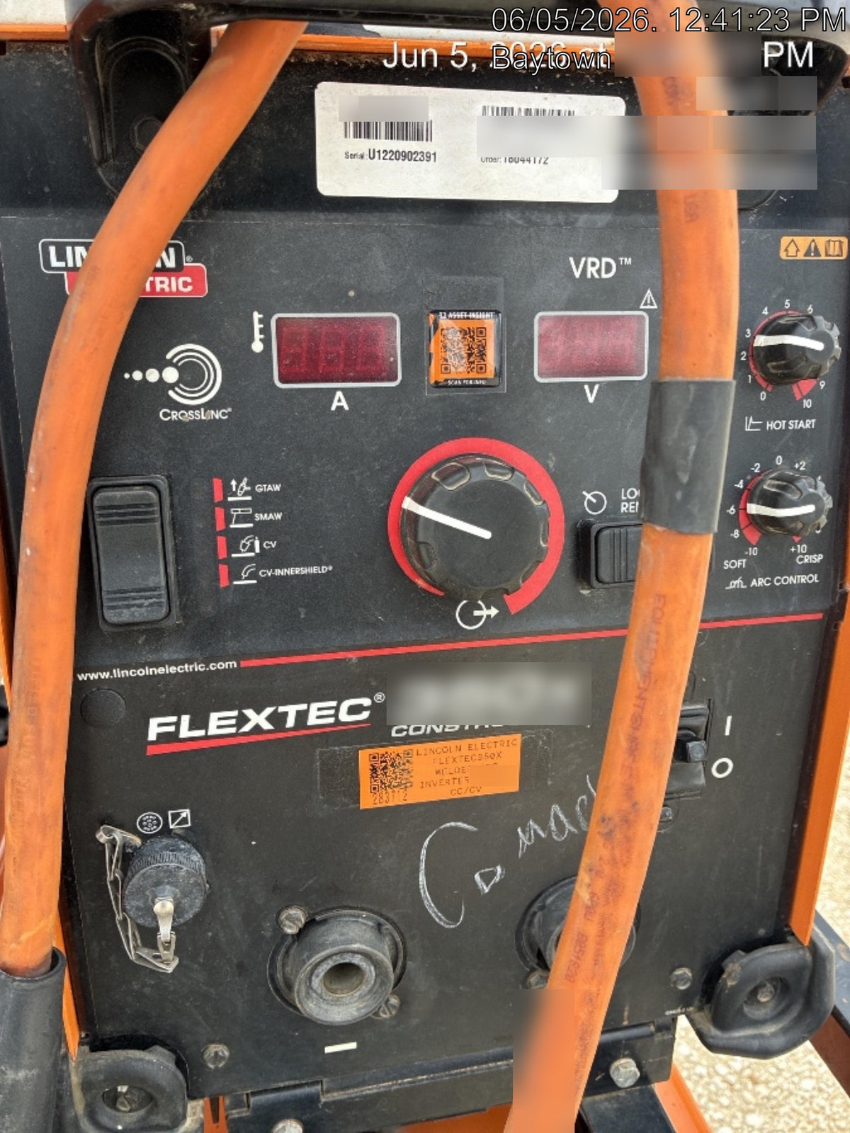 2022 LINCOLN ELECTRIC FLEXTEC 350X