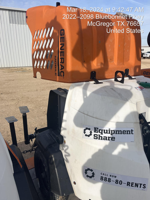 2023 Generac MLT2 Diesel, Flex Switch 120V Input, Powerzone Controller, 
(4) 320W LED Lights, 4kW Generator, 39.9 Gal Fuel Tank, 2" Ball, T3