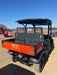 2022 Kubota RTV-X1140W-H Plastic Canopy, Windshield Acrylic Clear, LED Strobe Light, Wire Harness Kit, Back up Alarm