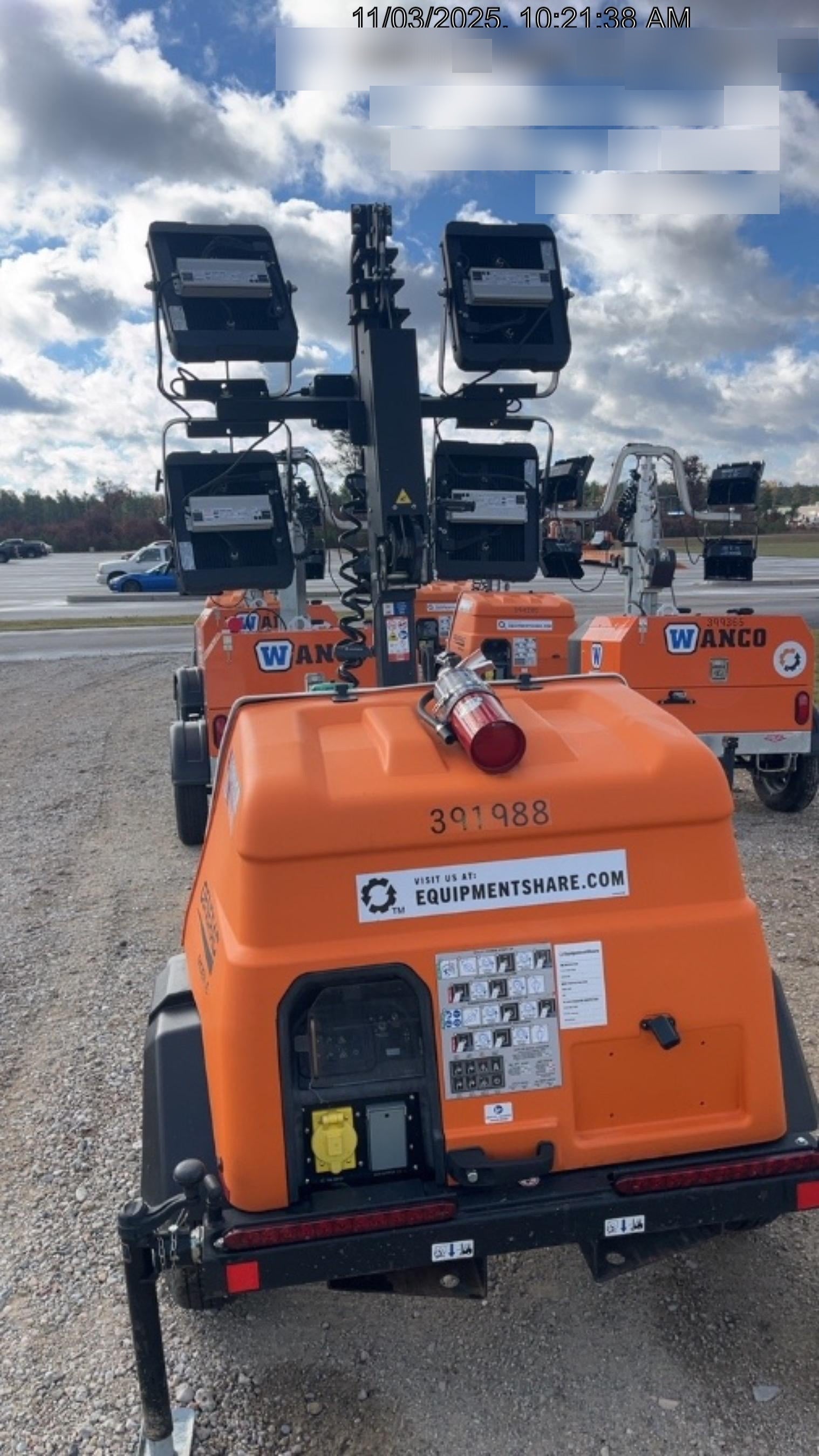 2024 Generac MLT2 Diesel, Flex Switch 120V Input, Powerzone Controller, 
(4) 320W LED Lights, 4kW Generator, 39.9 Gal Fuel Tank, 2" Ball, T3