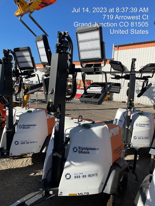 2023 Generac MLT2 Diesel, Flex Switch 120V Input, Powerzone Controller, (4) 320W LED Lights, 4kW Generator, 39.9 Gal Fuel Tank, 2" Ball, T3