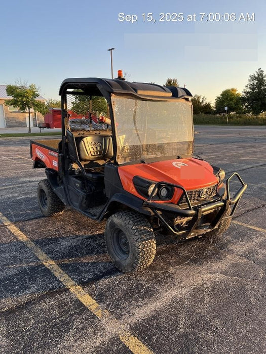2019 Kubota RTV-XG850WL-H 4wd Utility Cart, Gas, 2 Seat, LED Strobe, Windshield Tempered Glass, Plastic Canopy, Wire Harness Kit, Backup Alarm