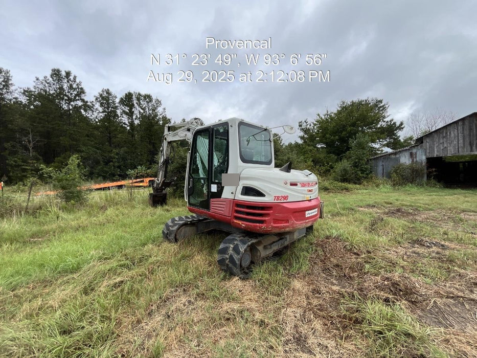 2020 Takeuchi TB290C Cab/Heat/Air, Rubber Tracks, Manual TAG QC
