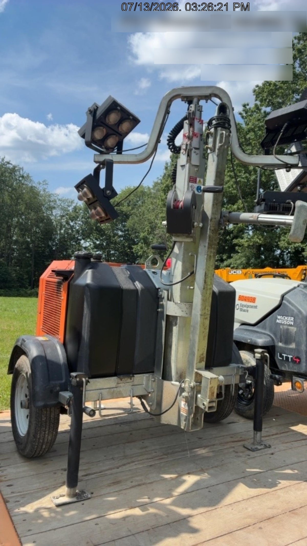 2024 Wanco WLTT-4MM4K Diesel, Deep Sea Controller, Shore Power Plug, Auto Start, (4) 350W LED Floodlights, 4kW Generator, 60 Gal Fuel Tank, 2" Ball, T3