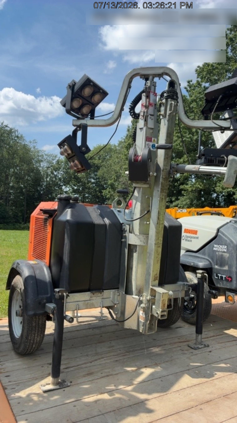 2024 Wanco WLTT-4MM4K Diesel, Deep Sea Controller, Shore Power Plug, Auto Start, (4) 350W LED Floodlights, 4kW Generator, 60 Gal Fuel Tank, 2" Ball, T3