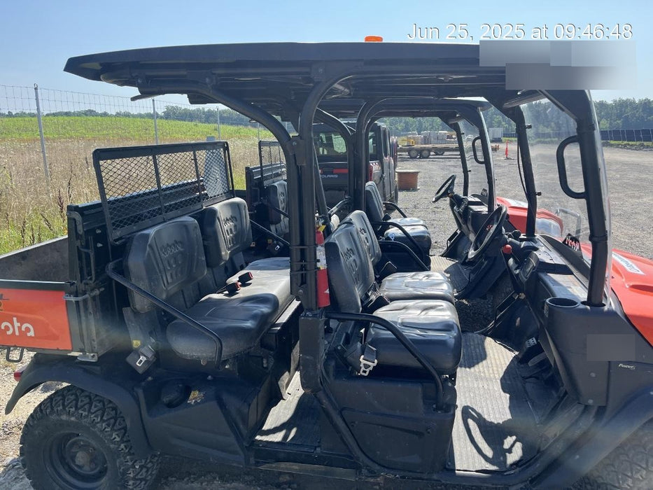 2021 Kubota RTV-X1140W-H Plastic Canopy, Windshield Acrylic Clear, LED Strobe Light, Wire Harness Kit, Back up Alarm