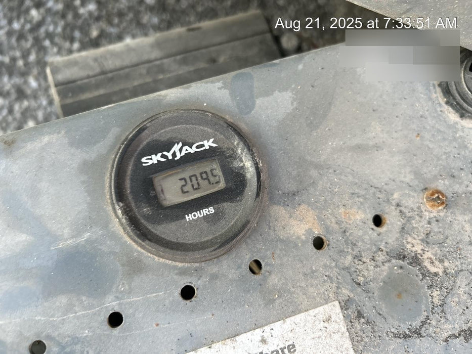 2019 Skyjack SJIII-3226 Standard Options, Trojan Batteries