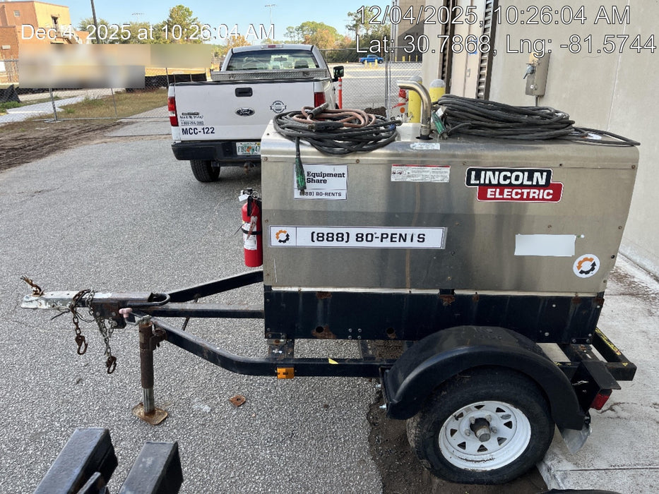 2018 Lincoln Electric Vantage 322 Lincoln Vantage 322 Welder Ready Pak 3 - Vantage 322, Trailer, Fender and light kit, Cable rack