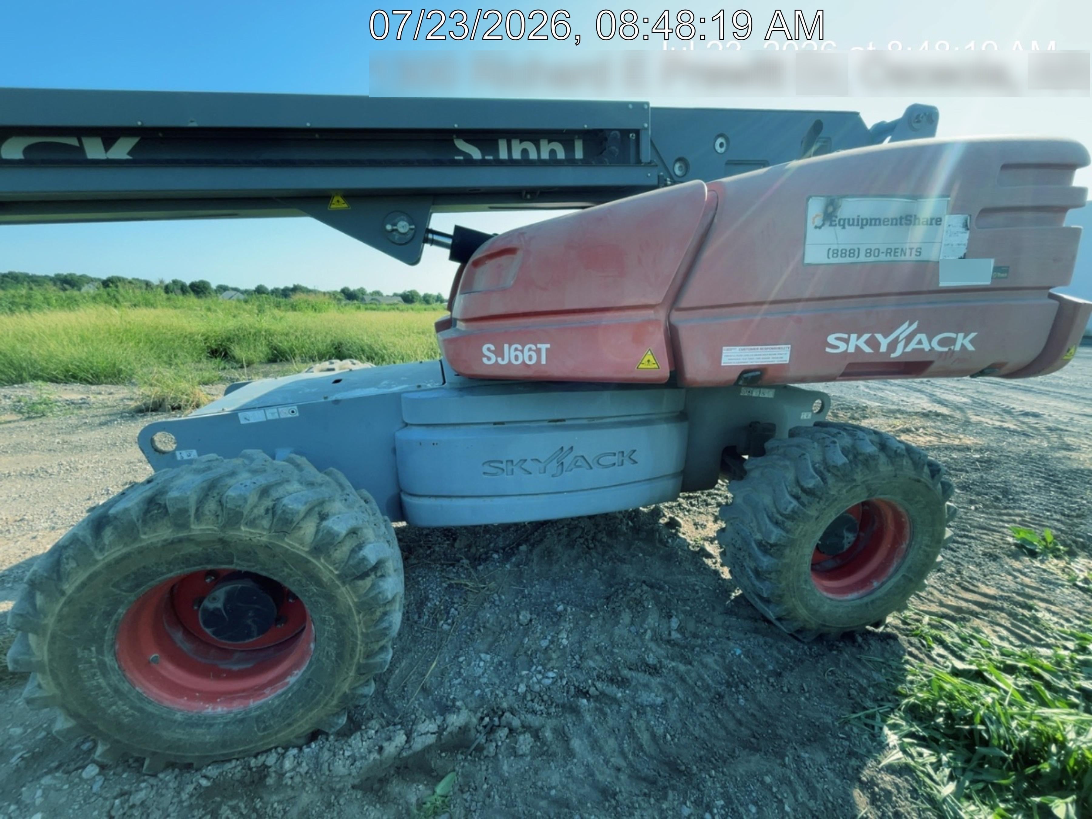 2019 Skyjack SJ66T Diesel, Foam Filled Tires, Welder Ready Package, Beacon