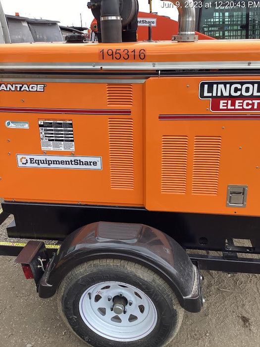 2021 Lincoln Electric Vantage 549X Ready Pak 3, ORANGE (includes trailer, cable rack, fender light kit)