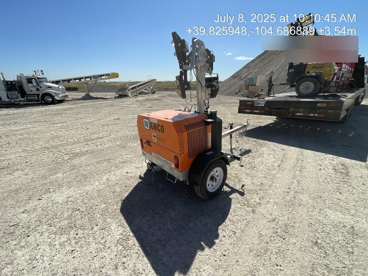 2023 Wanco WLTT-4MM4K Diesel, Deep Sea Controller, Shore Power Plug, Auto Start, (4) 350W LED Floodlights, 4kW Generator, 60 Gal Fuel Tank, 2" Ball, T3