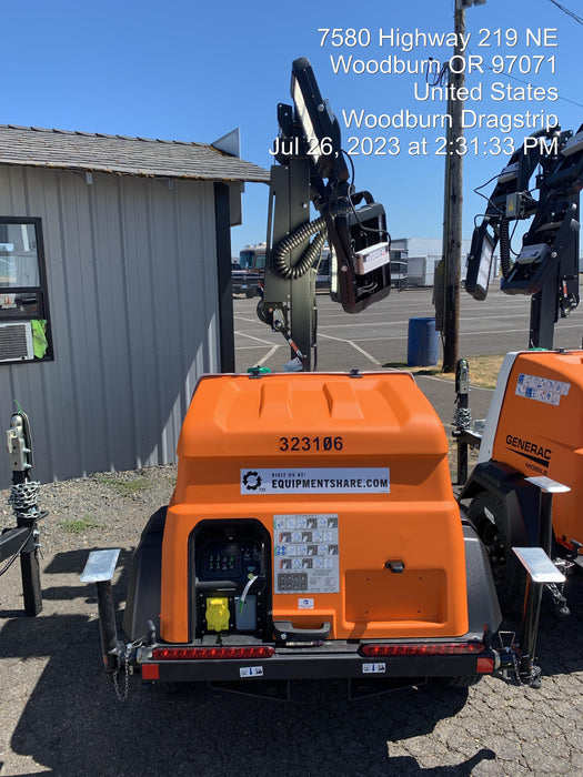 2023 Generac MLT2 Diesel, Flex Switch 120V Input, Powerzone Controller, (4) 320W LED Lights, 4kW Generator, 39.9 Gal Fuel Tank, 2" Ball, T3