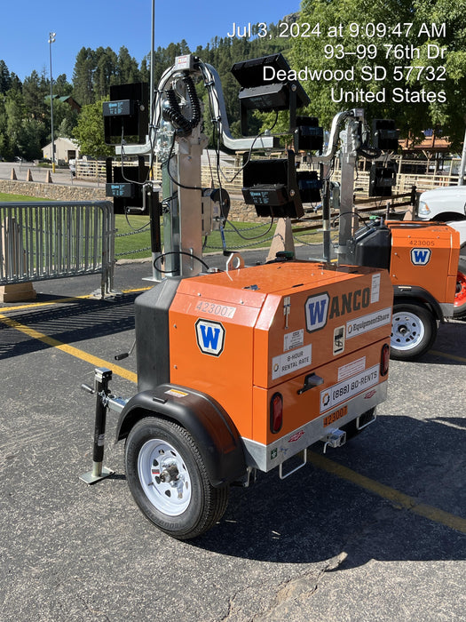 2024 Wanco WLTT-4MM4K Diesel, Deep Sea Controller, Shore Power Plug, Auto Start, (4) 350W LED Floodlights, 4kW Generator, 60 Gal Fuel Tank, 2" Ball, T3