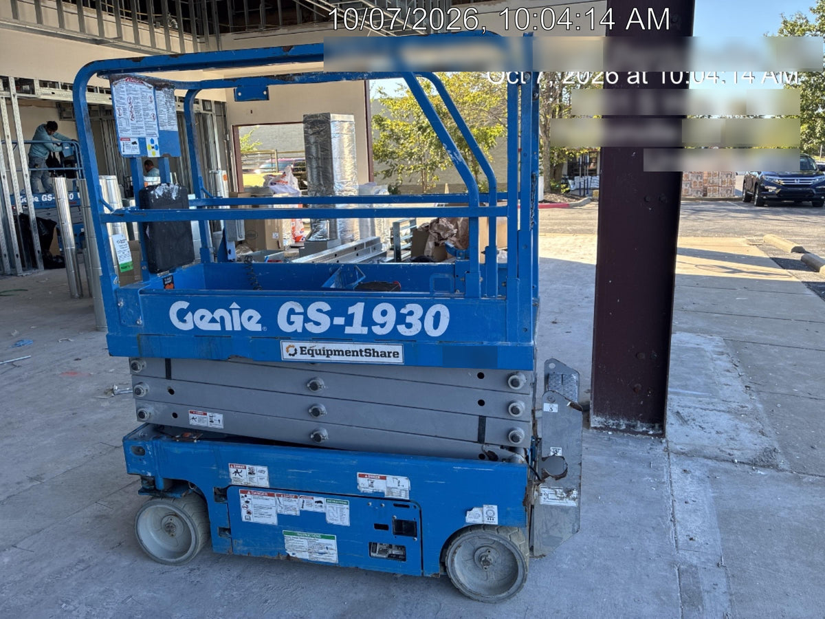 2018 Genie GS-1930 Genie GS-1930 w/Fixed Rail, Chain Entry