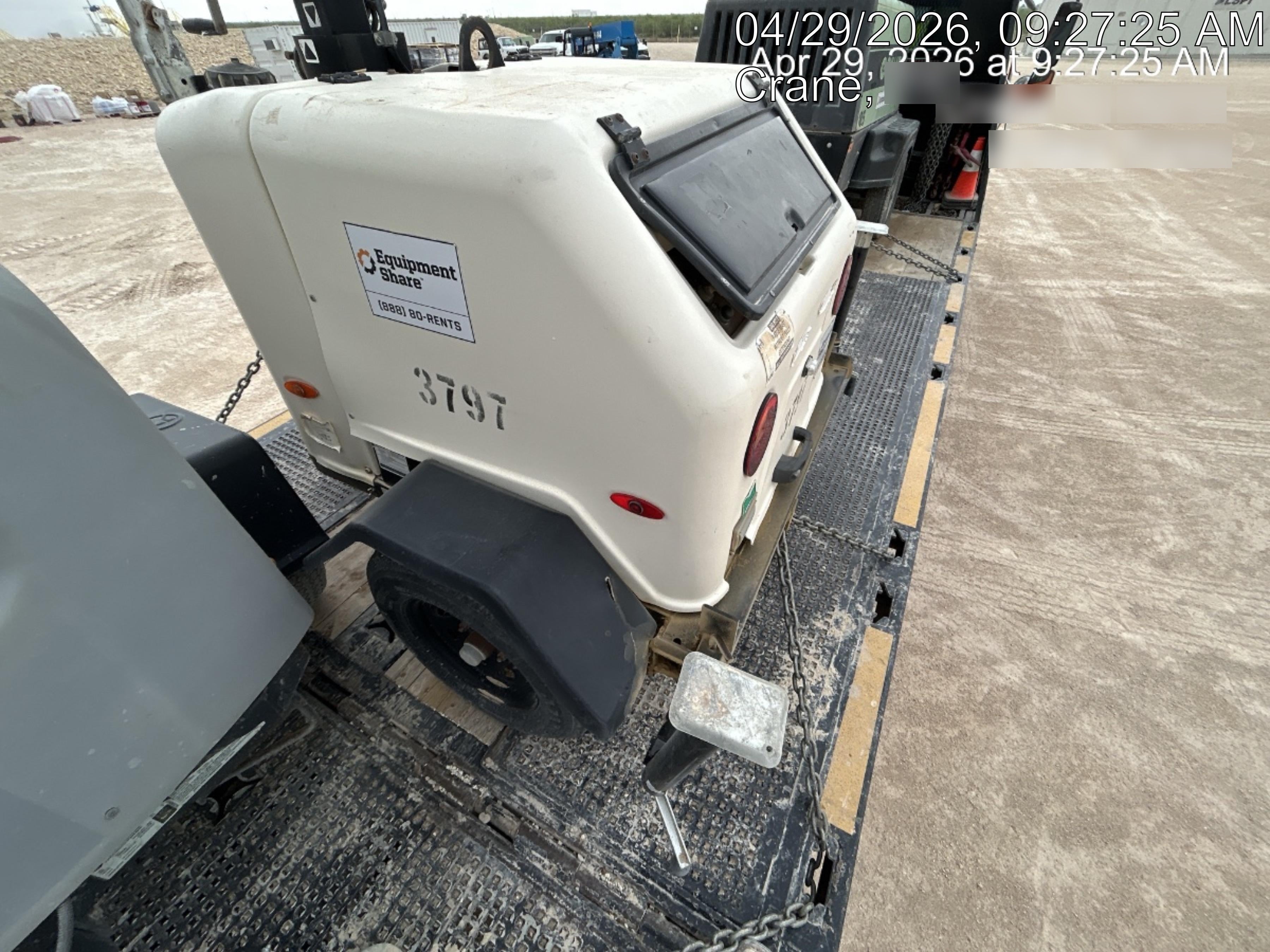 Terex RL4V2 RL4V2- 6KW, 60 HZ GENERATOR W 10.7 HP KOHLER DIESEL