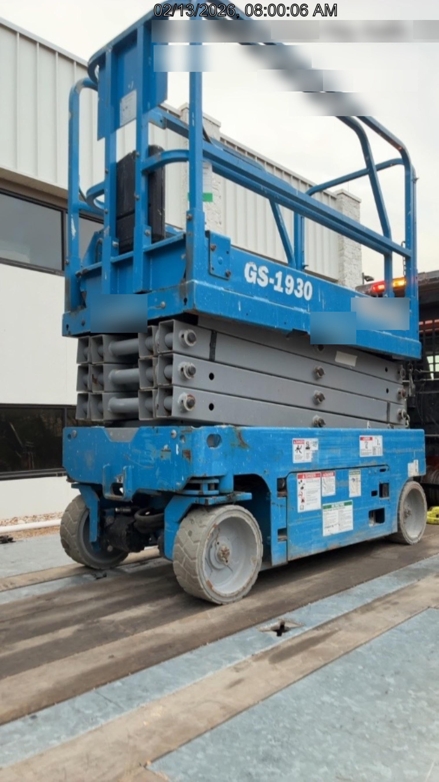 2019 Genie GS-1930 Fixed rails with chain Entry