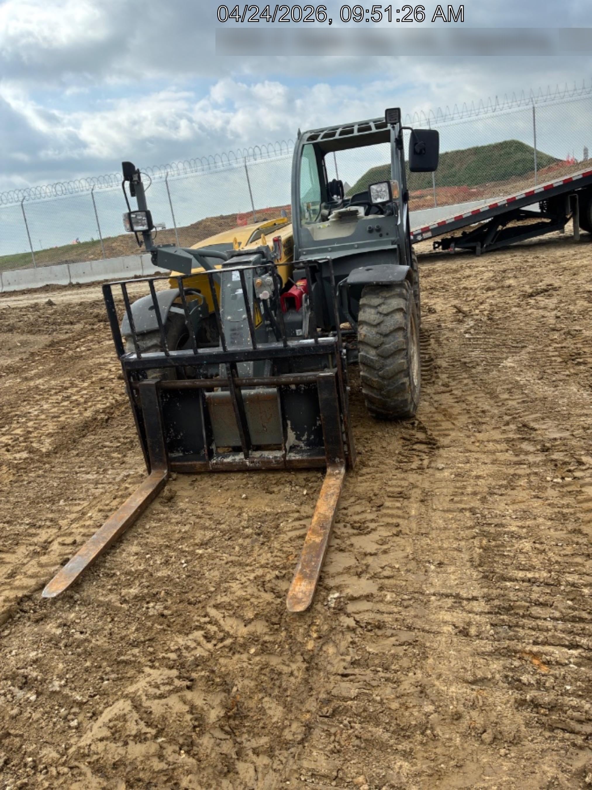 2018 Wacker Neuson TH627 Wacker Neuson TH627 Telehandler w/Canopy, Solid Tires, 48" Carriage and Forks