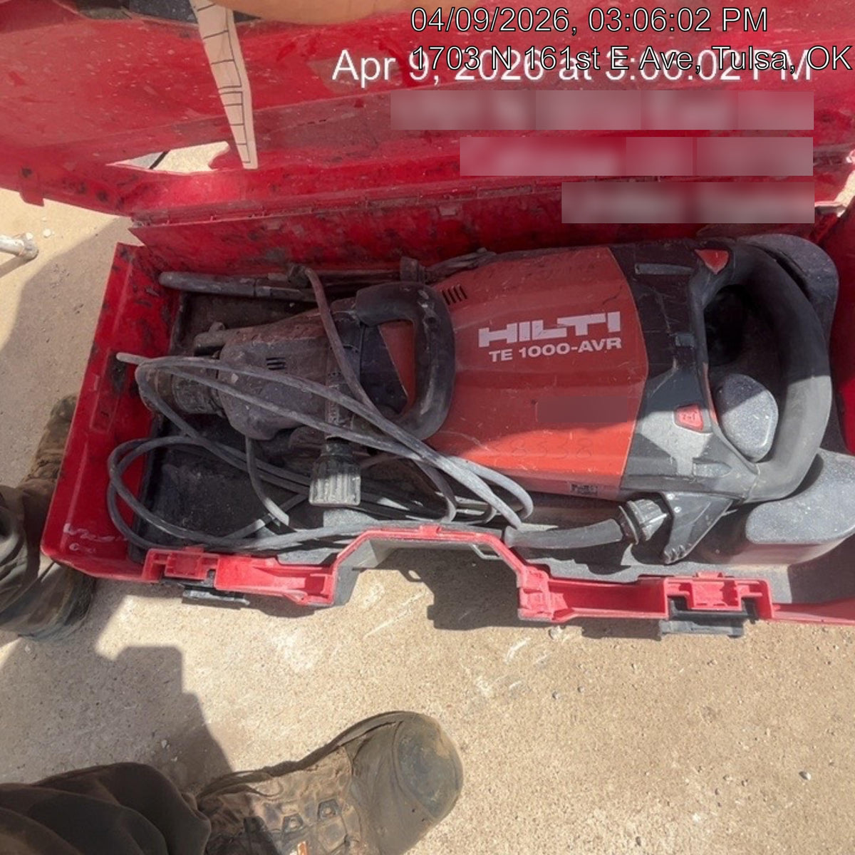 2019 HILTI TE 1000-AVR