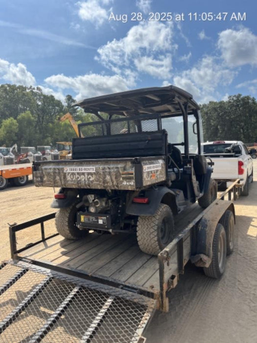 2020 Kubota RTV-X1140 CAMO, CANOPY, STROBE, BACK UP ALARM, WINDSHIELD, FIRE EXT