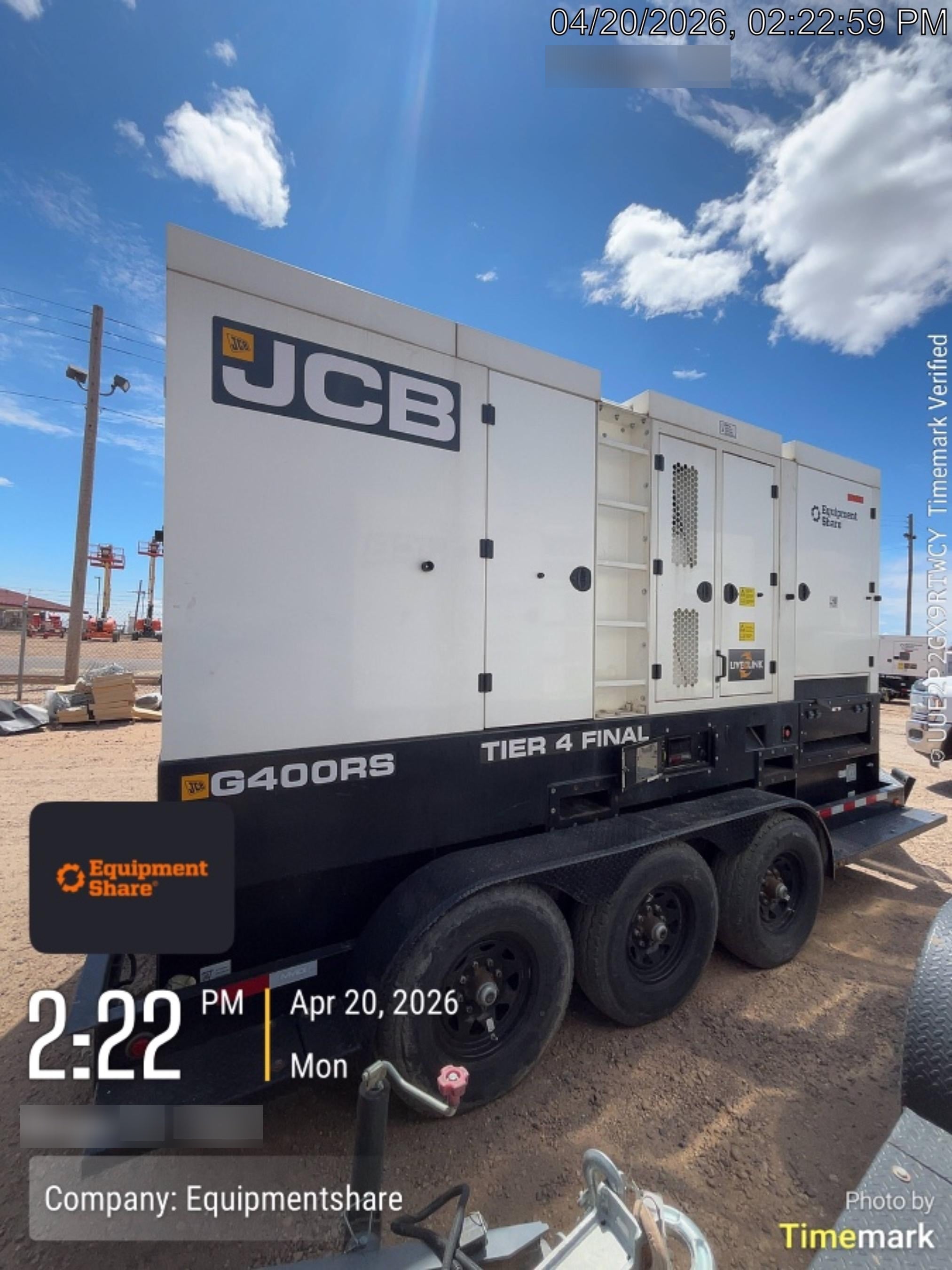 2022 JCB G400RST4F